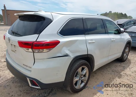 2017 Toyota Highlander Limited from USA, damaged, VIN 5TDDZRFH2HS380363